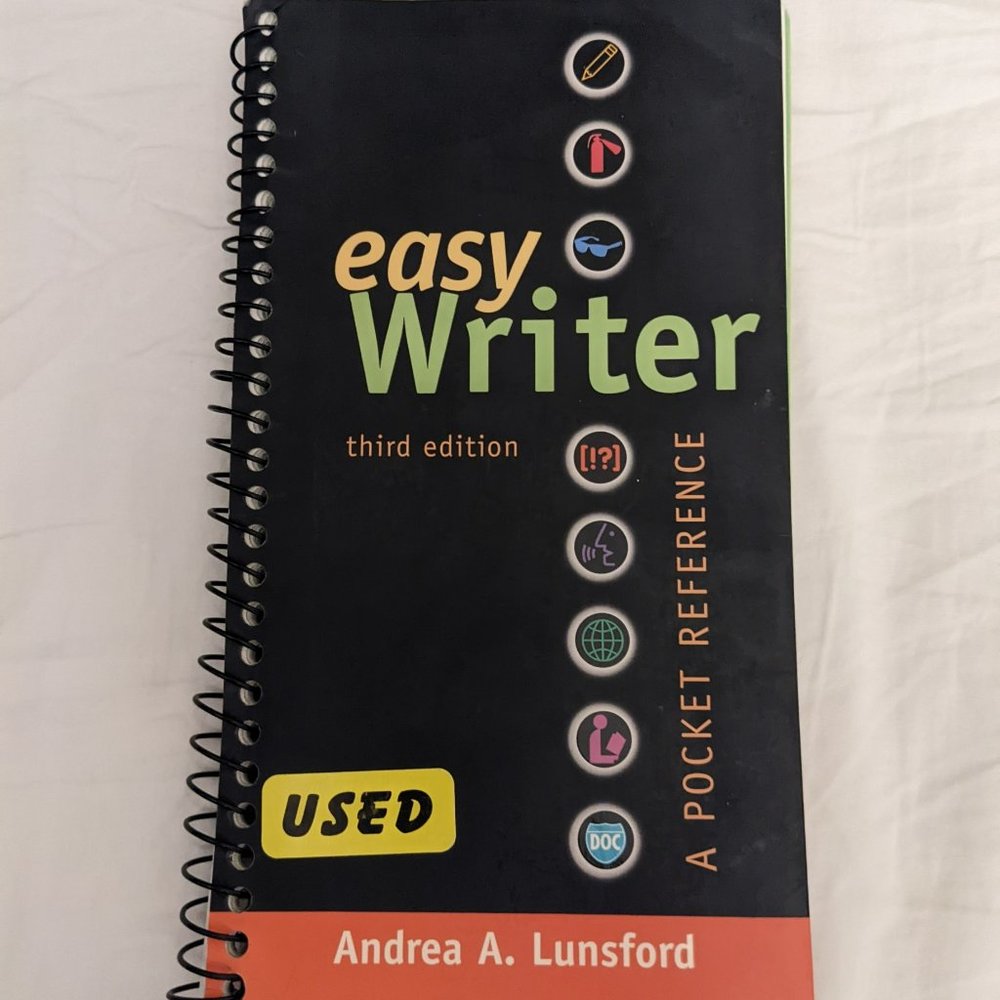 Easy Writer 3rd edition A Pocket Reference